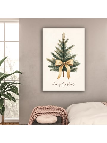 MuchoWow Leinwand Bilder Sandfarben