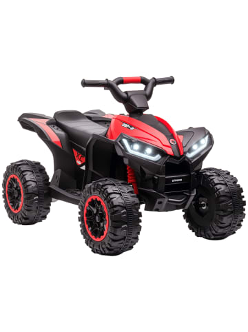 HOMCOM 12V Kinderquad 3-6km/h 3-5 Jahre Rot