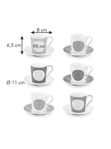 Tescoma Espressotasse und Untertasse myCOFFEE, 6 Stück ,Pastels in Sugar