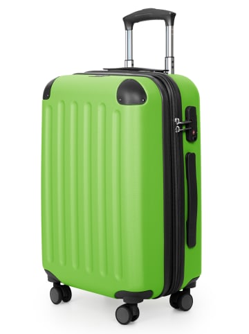 Hauptstadtkoffer Spree - Koffer Flugzeug Trolley Handgepäck Hartschale TSA 42L in Apfelgrün