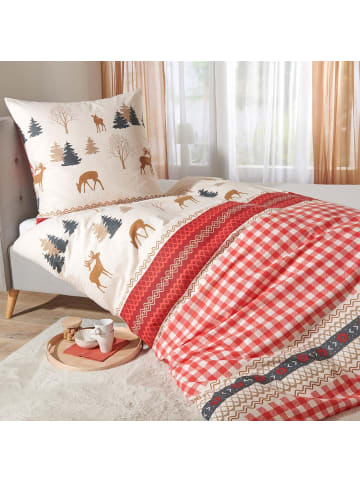 Traumschlaf Bettwäsche Landhaus in rot