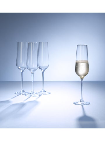 Villeroy & Boch 4er Set Champagnergläser Purismo Specials in Transparent 120 ml in transparent