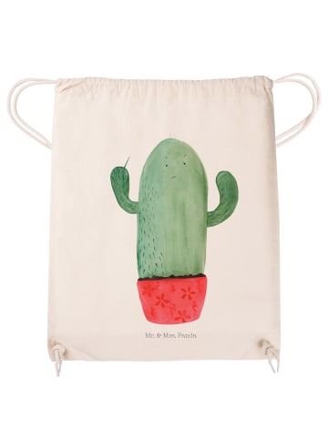 Mr. & Mrs. Panda Baumwolltasche Kaktus Wut ohne Spruch in Creme