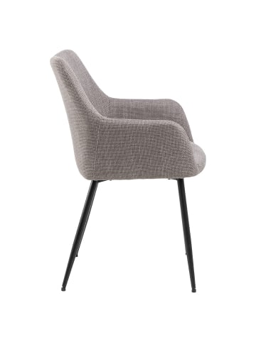 ebuy24 Esszimmerstuhl Lizzy Graubraun 2er Set