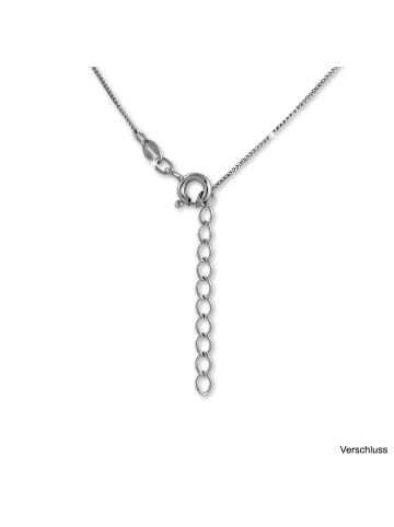 SilberDream 925 Sterling Silber Damen SilberDream Halsketten Herzen  ca. 44cm + 3cm