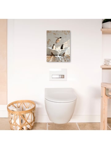 MuchoWow Poster mit Leiste Pinguine  (BxH)