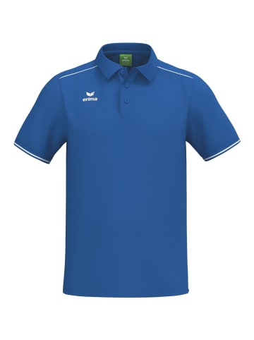 erima Herren Poloshirt in new royal/weiss