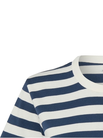 Marie Lund Shirt in indigo ecru - 0004