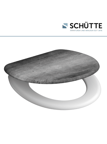 Franz Joseph Schütte Duroplast WC-Sitz INDUSTRIAL GREY, mit Absenkautomatik