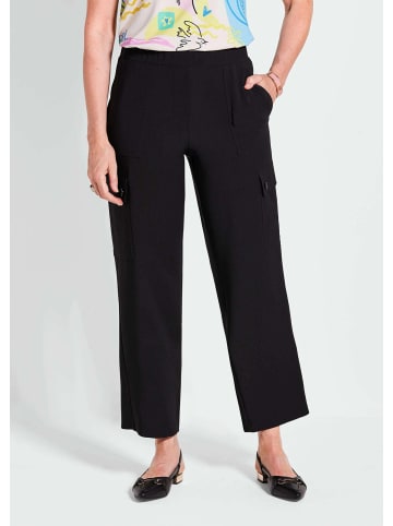 GOLDNER Cargohose Bequeme Hose VERA mit sportlichem Look in schwarz