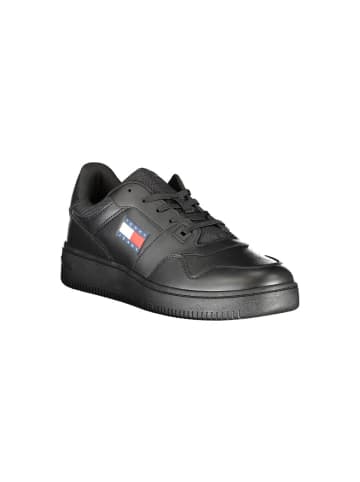 Tommy Hilfiger Schwarze Leder-Sneaker