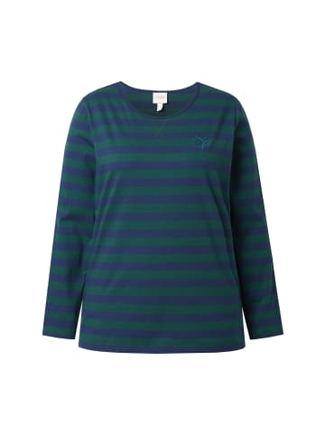 Ulla Popken Longsleeve in smaragdgrün