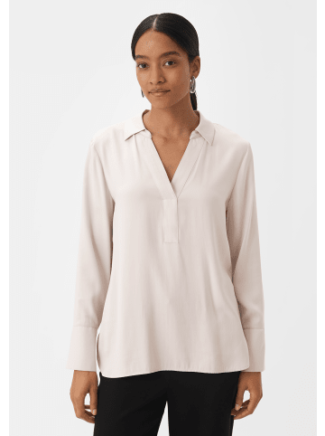 comma Bluse langarm in Beige