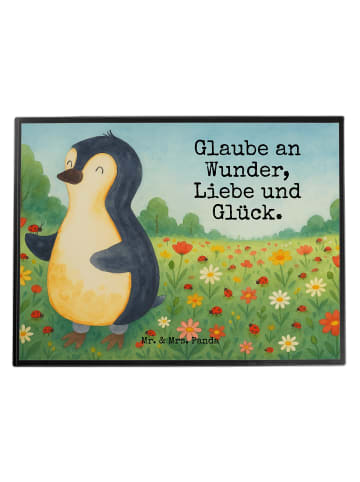 Mr. & Mrs. Panda Schreibtischunterlage Pinguin Marienkäfer Desig... in Weiß