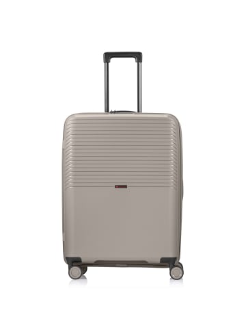 Pack Easy Jet 4 Rollen Trolley 64 cm mit Dehnfalte in taupe