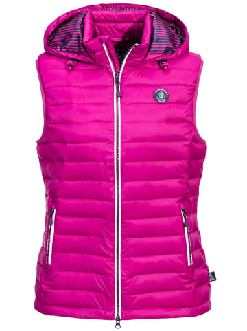 Wind Sportswear Wind Sportswear Steppweste Lombok Kapuze in sangria