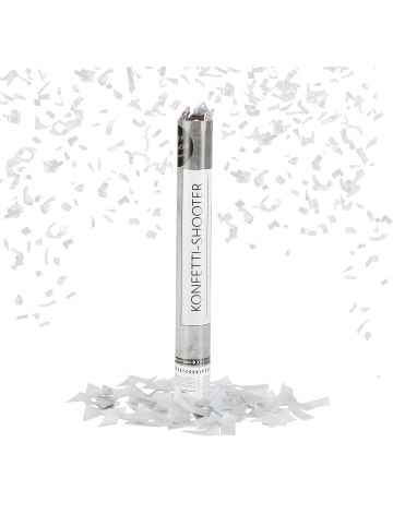 relaxdays 5 x Party Popper in Silber - 40 cm