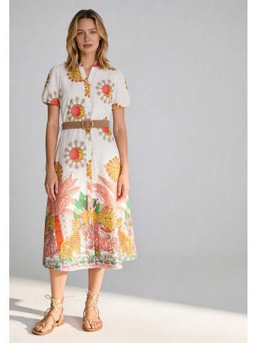 More & More kunstvoll bedrucktes Blusenkleid in phantastic jungle print