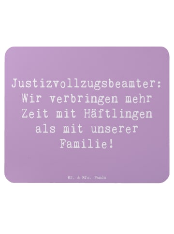 Mr. & Mrs. Panda Mouse Pad Spruch Justizvollzugsbeamte Zeit mit ... in Lavendeltraum