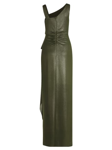 Vera Mont Abendkleid mit Volant in Avocado Green