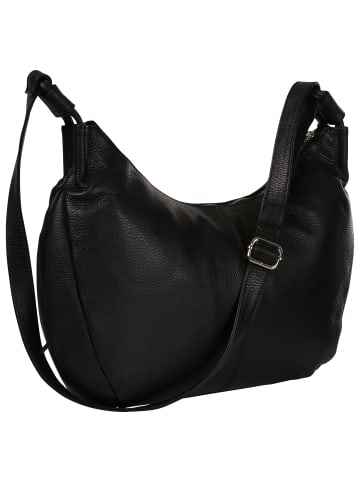Toscanto Leder Umhängetasche Toscanto Tasche schwarz ca. 43cm