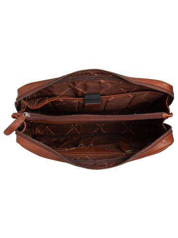 The Chesterfield Brand C48.1245 Modena Gusset Briefcase / Aktentasche Leder in cognac