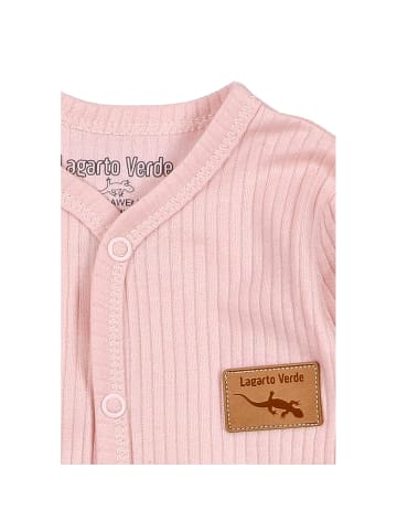 Lagarto Verde Strampler Eidechse in rosa/pink
