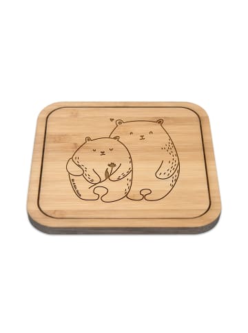 Mr. & Mrs. Panda gläseruntersetzer Bären Liebe ohne Spruch in Transparent