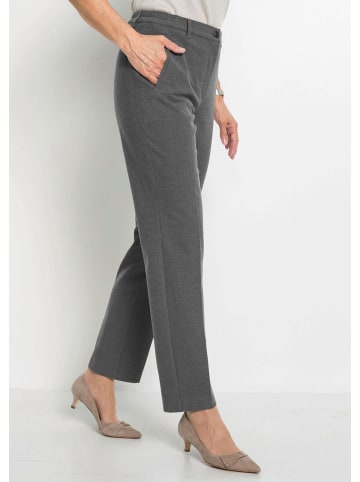 GOLDNER Angenehm weiche Flanell-Hose CARLA in grau