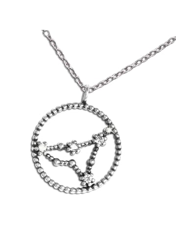 SilberDream 925 Silber Damen SilberDream Halsketten Sternbild Steinbock ca. 42cm und 45cm