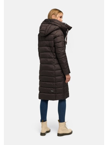 Navahoo Winterjacke Navahoo Mondmaedchen Damen Winter Steppjacke N036 in Choco
