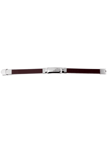 Adeliás Herren Armband aus Leder 21,7 cm in braun
