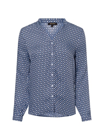 More & More Bluse in hellblau weiß
