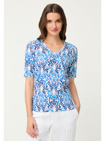 Olsen Shirt Edda in indigo ecru