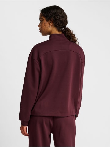 Hummel Reißverschluss Sweatshirt Hmlyoga Damen in FUDGE