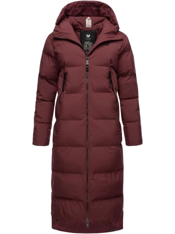 ragwear Wintermantel Patrise in Wine Red