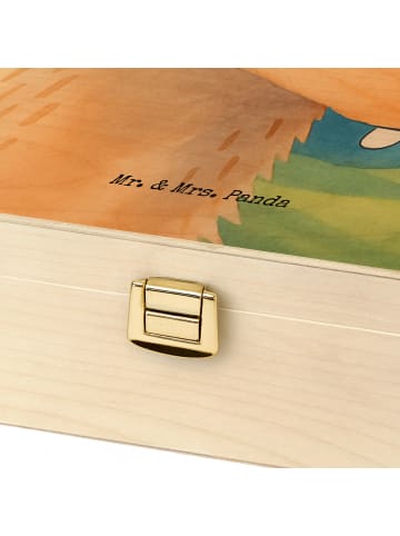 Mr. & Mrs. Panda Tee Box Lamakopf Genervt Design ohne Spruch in Weiß