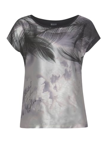 Laura Scott Shirtbluse in beige-schwarz-bedruckt