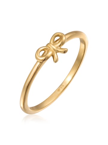 Elli Ring 375 Gelbgold Schleife in Gold