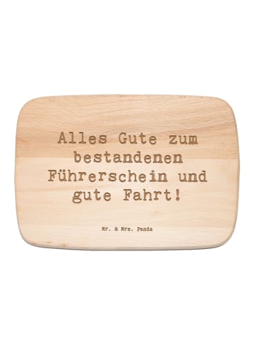 Mr. & Mrs. Panda Frühstücksbrettchen Spruch Erste Erfahrungen im... in Transparent