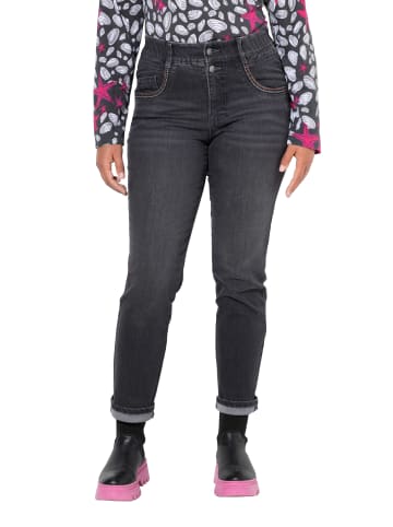 LAURASØN Jeans in dunkelgrau denim