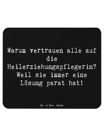 Mr. & Mrs. Panda Mauspad Spruch Heilerziehungspflegerin Lösungse... in Schwarz