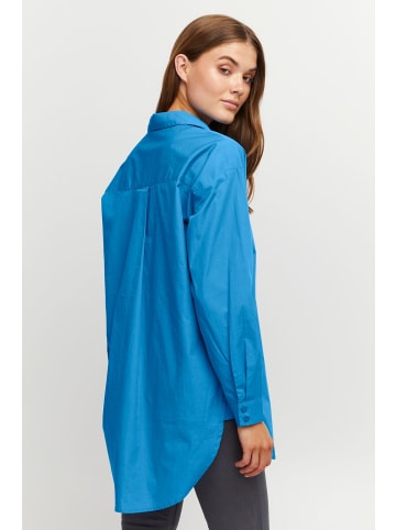 b.young Langarmbluse BYGAMZE 20809476  Schicke Longbluse in Blau