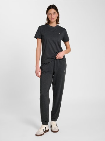 Hummel T-Shirt Hmlpulse Lebensstil Damen in DARK GREY MELANGE