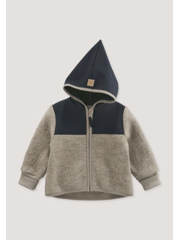Hessnatur Wollwalk Jacke in greige