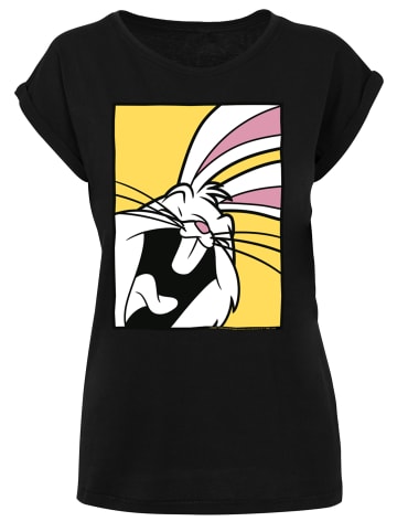 F4NT4STIC T-Shirt Looney Tunes Bugs Bunny Laughing in schwarz