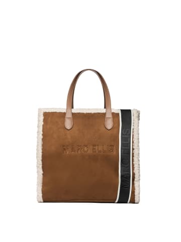 Marc Ellis Schultertasche in DARK COGNAC