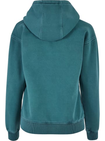 Urban Classics Urban Classics Damen Ladies Stone Washed Hoody in watergreen