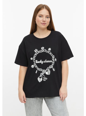 QS T-Shirt in 99D0_schwarz