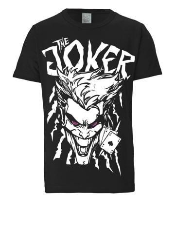 Logoshirt T-Shirt DC Comics - Joker in schwarz